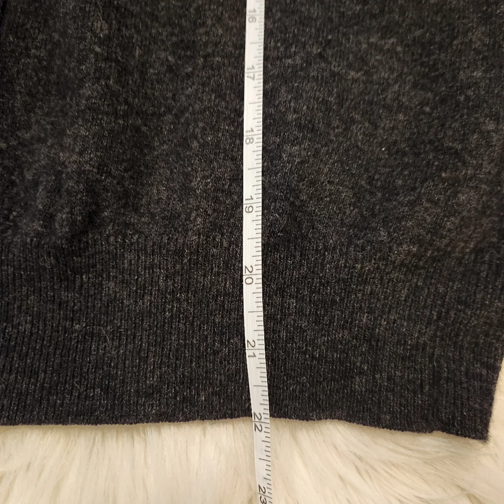 Vintage charcoal gray cardigan - Picture 5 of 7